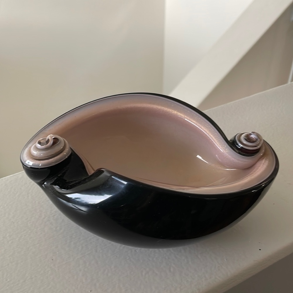 Rare Alfredo Barbini Murano Bowl